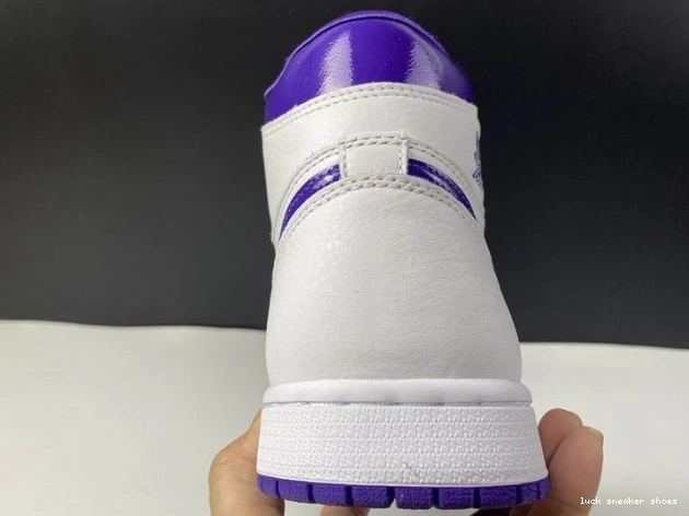 Rep LUCY RETRO CD0461-151 HIGH 1 AIR PURPLE JORDAN COURT 0629